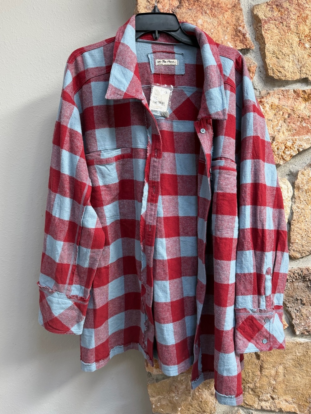 Free People So Long Summer Plaid Shacket - Picture 4 of 5